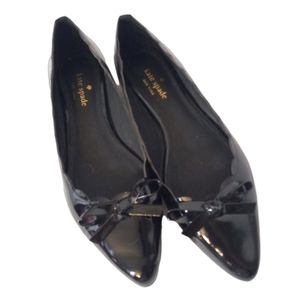 Kate Spade Elent Flex black patent leather flats.. says 7.5 but it runs large